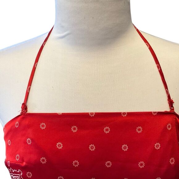 Festival Bandana V halter camisole XS baddie, biker, grunge - Picture 6 of 11